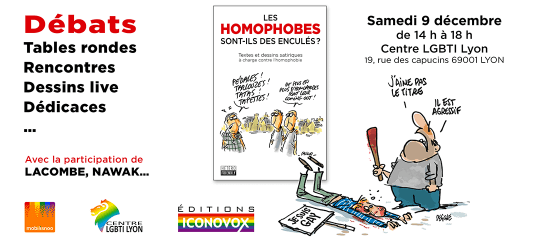 Débats 9 déc. - Les homophobes sont-ils … ? à Lyon