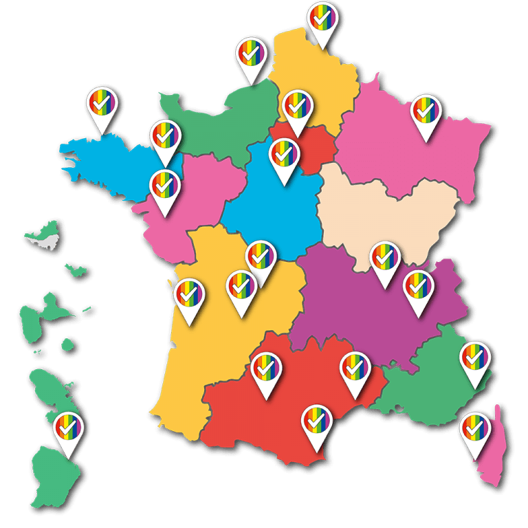Carte des référent·es de proximité de Mobilisnoo en France